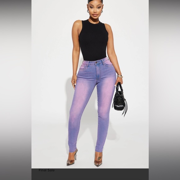 Hampton Tinted High Stretch Skinny Jeans - Picture 6 of 8